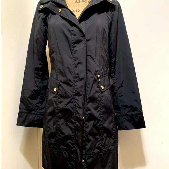 COLE HANN- Women’s black Small rain jacket - Picture 2 of 6